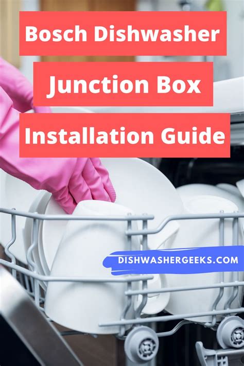 bosch dishwasher junction box dimensions|Bosch dishwasher power cord with junction box accessory.